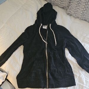 Women's Black Lightweight Hoodie